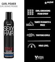 SexyHair Style Curl Power Curl Bounce Mousse, 8.5 oz — image 5