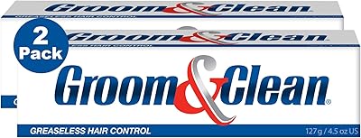 Groom & Clean Hair Styling Gel for Men, 4.5 Oz (Pack of 2)