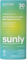 ATTITUDE Mineral Sunscreen Stick SPF 30 Unscented 2.1oz — image 1