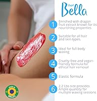 Depil Bella Pink Hard Wax Beads 2.2 lbs — image 3