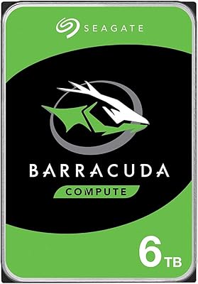 Seagate Barracuda 6TB Internal Hard Drive