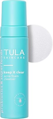 TULA Skin Care Keep It Clear Acne Foam Cleanser 6.3oz