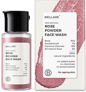 BRILLARE Real Rose Powder Facial Cleanser 15gm Review
