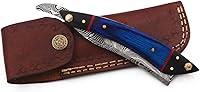 Qureshi Damascus Steel Straight Razor — image 9
