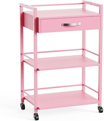 Mefeir Salon Trolley Cart Pink