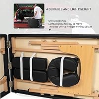 HHS Professional 84″ Portable Massage Table - Black — image 2