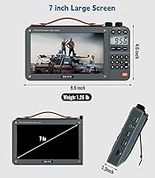 ONGTEED 720P 7-Inch Screen AM/FM Video Radio with Bluetooth Speaker — image 5