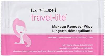 TravelLite La Fresh Makeup Remover Wipes 60 Count