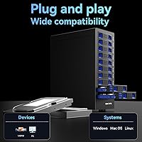 Cenmate 10 Bay Hard Drive Enclosure with Cooling Fan — image 5