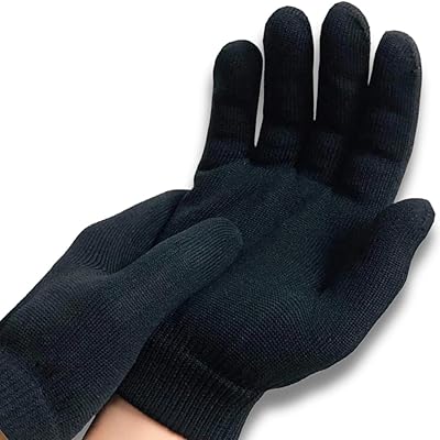 NatraCure Black Hydrating Gel Moisturizing Gloves