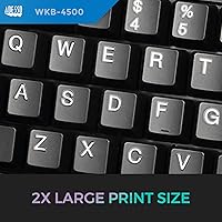 Adesso WKB-4500UB Wireless Ergonomic Keyboard with Touchpad — image 6