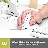 DeLUX M618mini Wireless Vertical Mouse — image 6