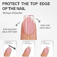 Vansiho French Gel Nail Tips 600Pcs Short Square-03 French — image 5