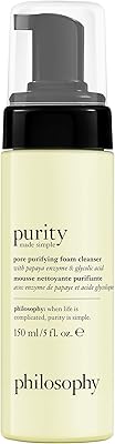 philosophy purity made simple pore purifying foaming facial cleanser 5 fl oz