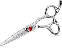 Purple Dragon 5.0-inch Silver Barber Hair Cutting Scissors — image 1
