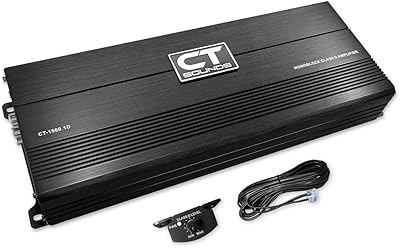 CT Sounds CT-1500.1D Class D Car Audio Amplifier