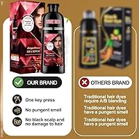AngeRose Hair Dye Shampoo 3 in 1 Chestnut Brown 400mL — image 7