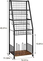 Cottage Charm 3-Tier Vinyl Record Storage Rack — image 4