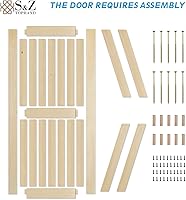 S&Z TOPHAND 48x80in Unfinished Barn Door — image 6