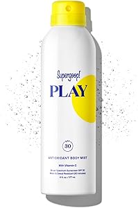 Supergoop! PLAY Antioxidant Body Mist SPF 50, 6 fl oz Review