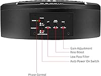 Recoil SL1708 8″ Under Seat Slim Amplified Car Subwoofer — image 6