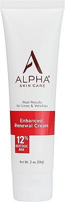 Alpha Skin Care Enhanced Renewal Cream 12% Glycolic AHA, 2oz