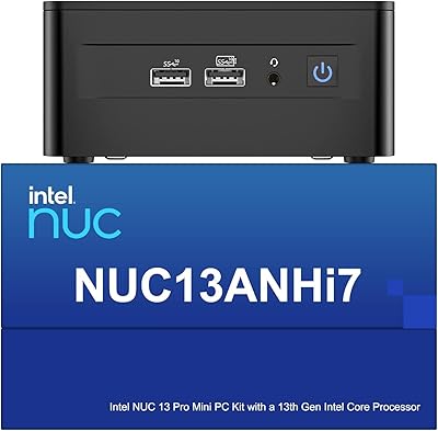 Intel NUC 13 Pro Mini PC, Core i7-1360P, 32GB RAM, 1TB SSD