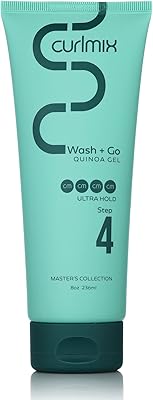 CurlMix Ultra Hold Quinoa Gel for Curly Hair 8oz