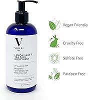 Videri Sulfate Free Body Wash Lemon Sage & Tea Tree 12oz — image 6