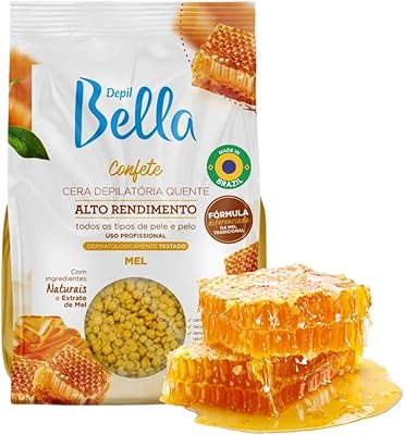 DEPIL BELLA Hard Wax Beads Honey 2.2 lbs