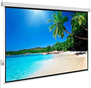 AMZOSS Motorized Projector Screen 100 Inch 4:3 Review