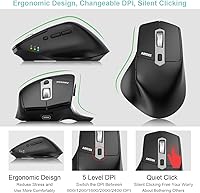 Arteck MD172 Multi-Device Wireless Bluetooth Mouse — image 3