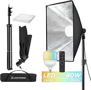 LimoStudio AGG3434 LED 40W Softbox Lighting Kit Review