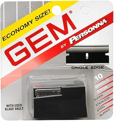 Gem Super Stainless Steel Single Edge Blades 10 Each (Pack of 2)