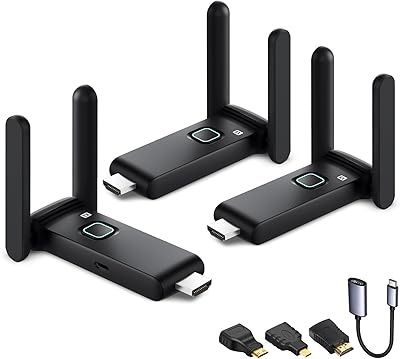 POFAN G58 Wireless HDMI Transmitter with 2 Receivers