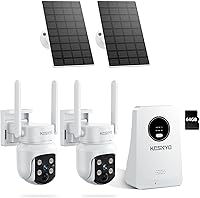 KCSNYO Solar Powered Security Camera 2-Cam Kit — image 1