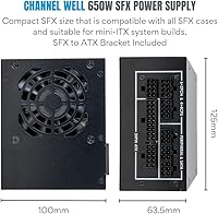 CHANNEL WELL 650W SFX Power Supply — image 4