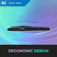 Adesso WKB-4500UB Wireless Ergonomic Keyboard with Touchpad — image 4