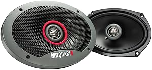 MB Quart FKB169 6 x 9 Inch 2-Way Coaxial Car Audio Speakers