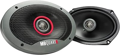 MB Quart FKB169 6 x 9 Inch 2-Way Coaxial Car Audio Speakers