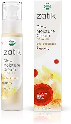 Zatik Naturals Glow Moisture Cream, Sea-Buckthorn & Raspberry, 50mL