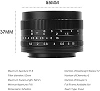 7artisans 50mm F1.8 APS-C Manual Lens for Fuji — image 3