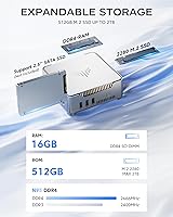 KAMRUI GK3Plus Mini PC, 16GB RAM, 512GB SSD — image 3