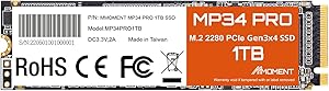MMOMENT MP34 PRO 1TB PCIe Gen3 NVMe M.2 SSD Review