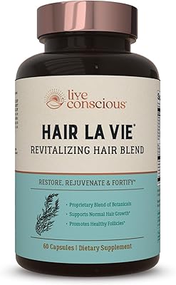 Hair La Vie Live Conscious Revitalizing Blend Hair Growth Vitamins for Women - 60 Caps