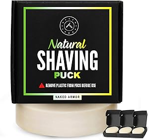 Naked Armor Natural Shave Soap Puck (3-Pack) Review