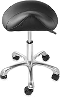 Saloniture Professional Ergonomic Saddle Stool, Black — image 5