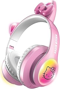 Hello Kitty Wireless Bluetooth Light-Up Headphones with Built-In Microphone Review