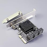 GLOTRENDS SA3026-C 6-Port PCIe X4 SATA Expansion Card — image 2