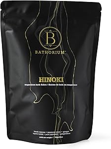 Bathorium Hinoki Mineral Magnesium Chloride Bath Flake, 26 oz Review